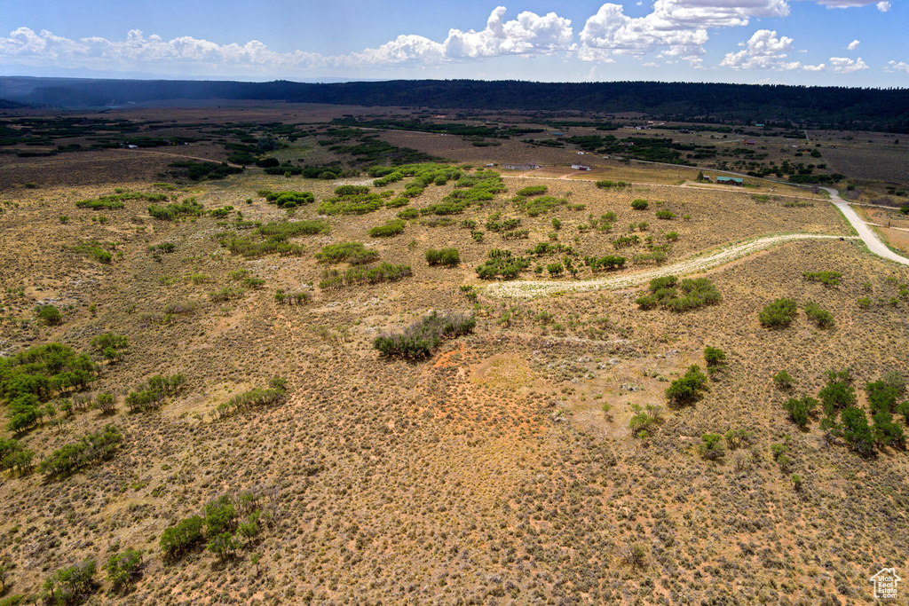 Aerial view featuring a rural view