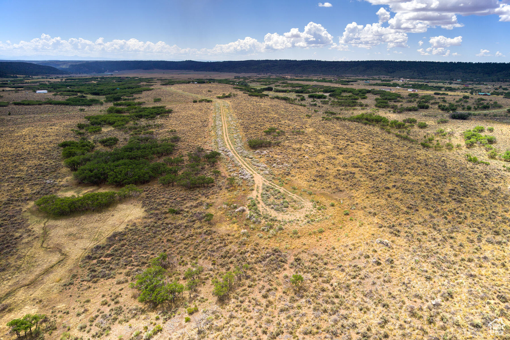 Aerial view featuring a rural view