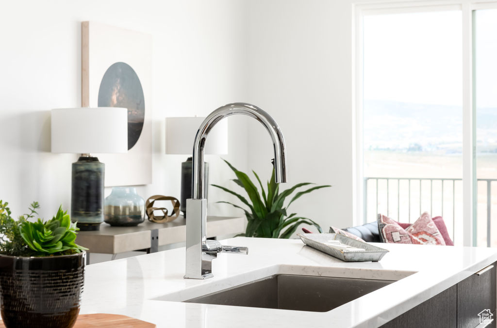 Room details with sink