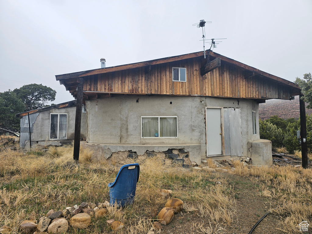 View of back of house