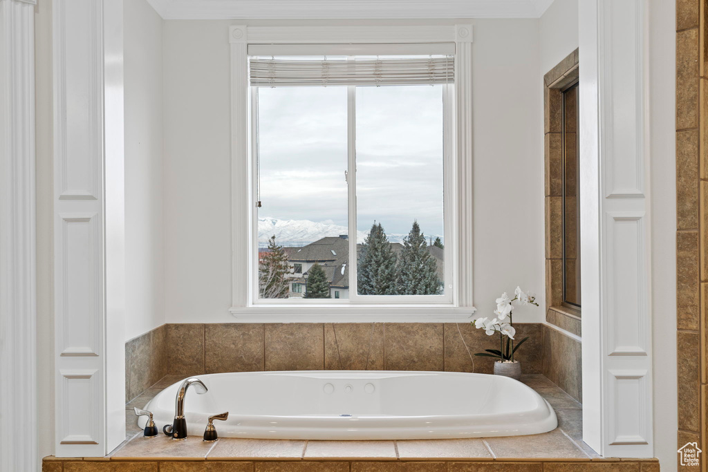 Bathroom featuring a wealth of natural light