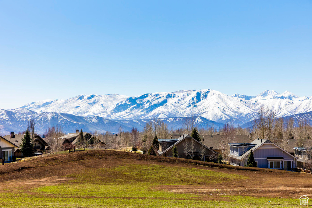 View of mountain backdrop