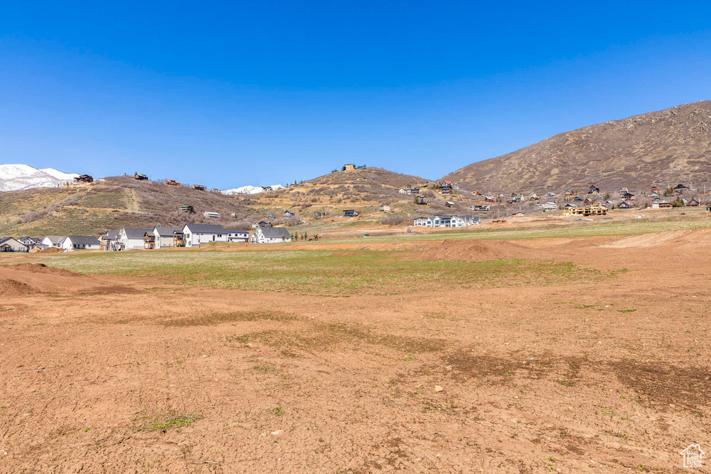 View of mountain background