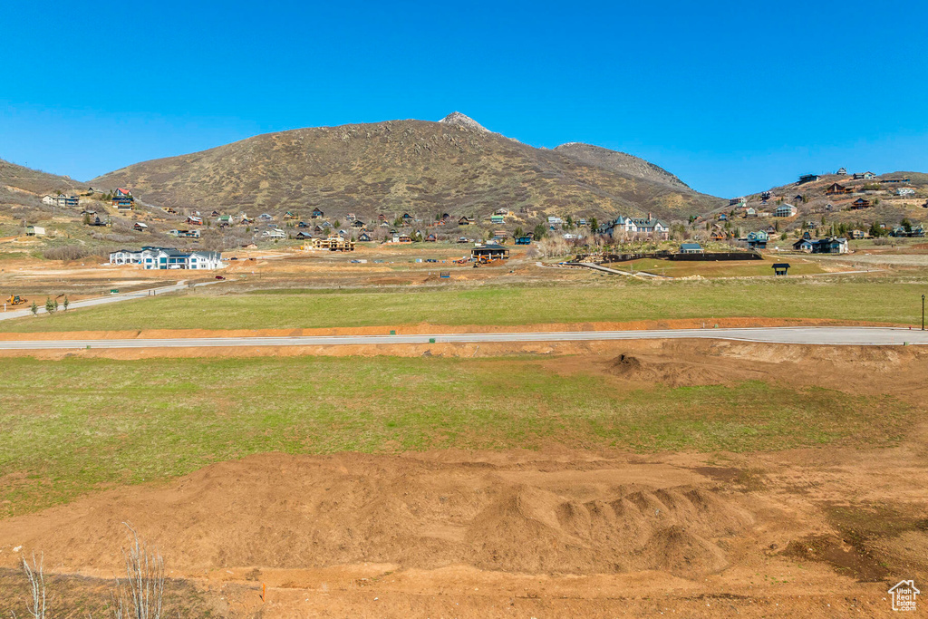 View of mountain background