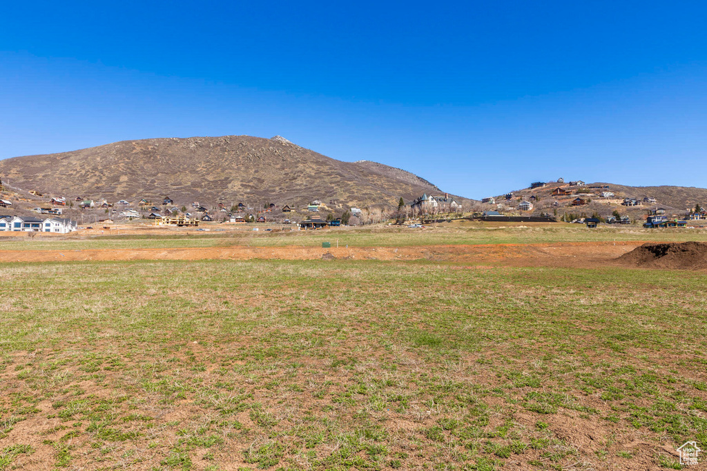 View of mountain background