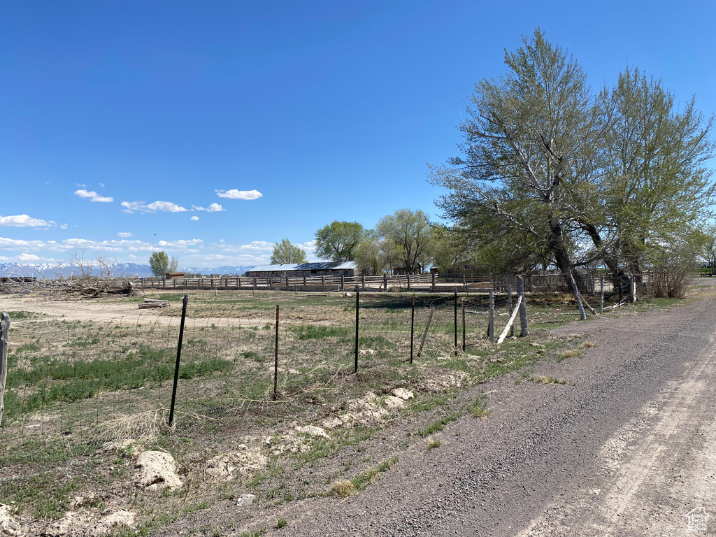 View of yard featuring a rural view