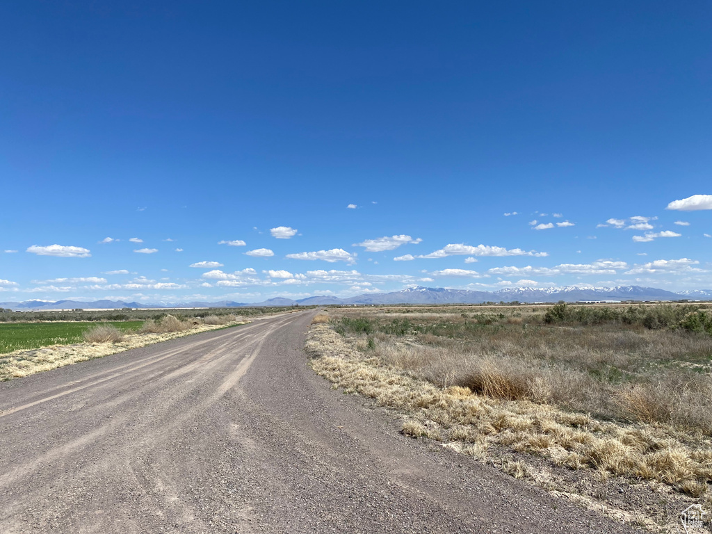 View of street with a rural view