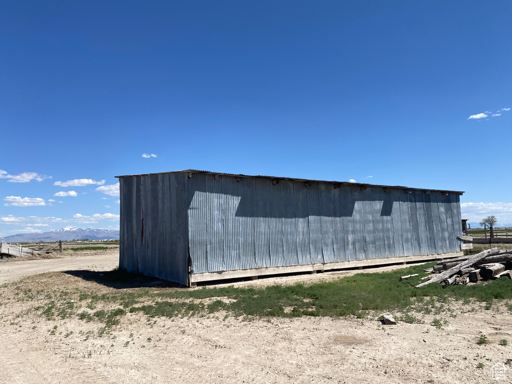 View of outdoor structure