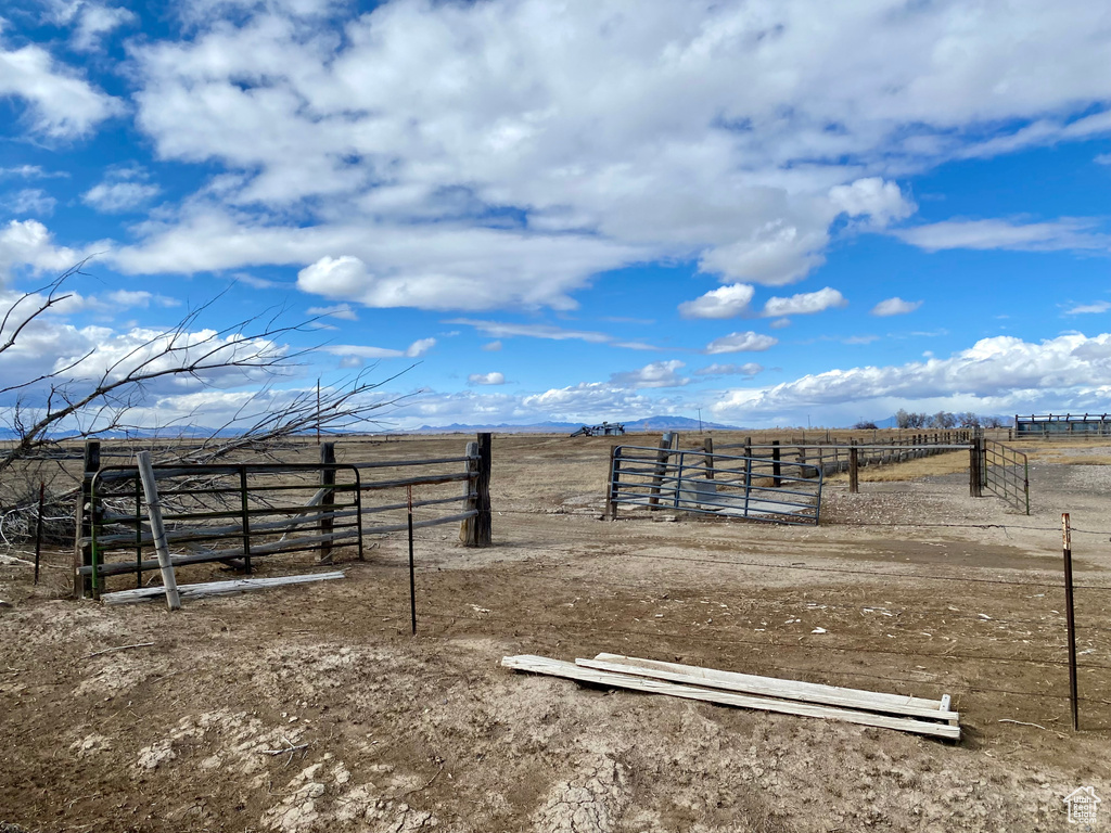 Exterior space featuring a rural view