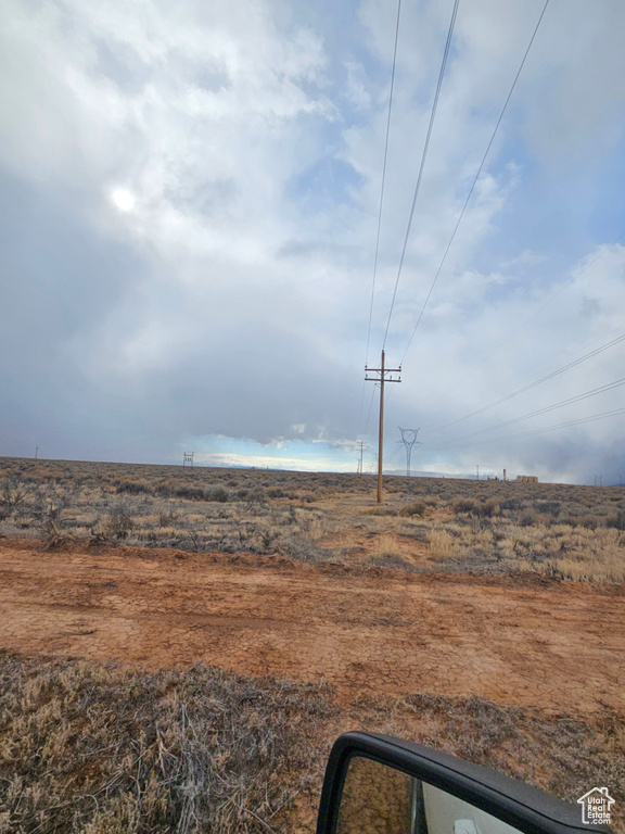 View of yard featuring a rural view