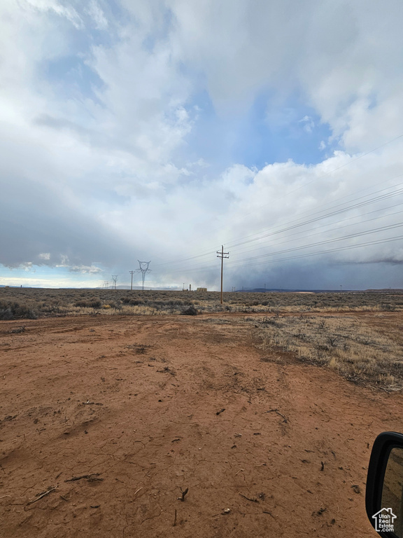 View of yard featuring a rural view