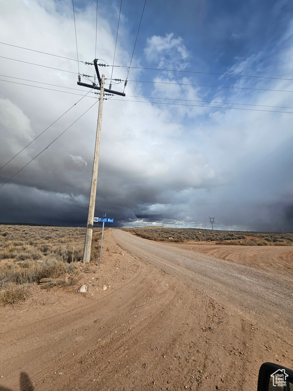 View of street with a rural view