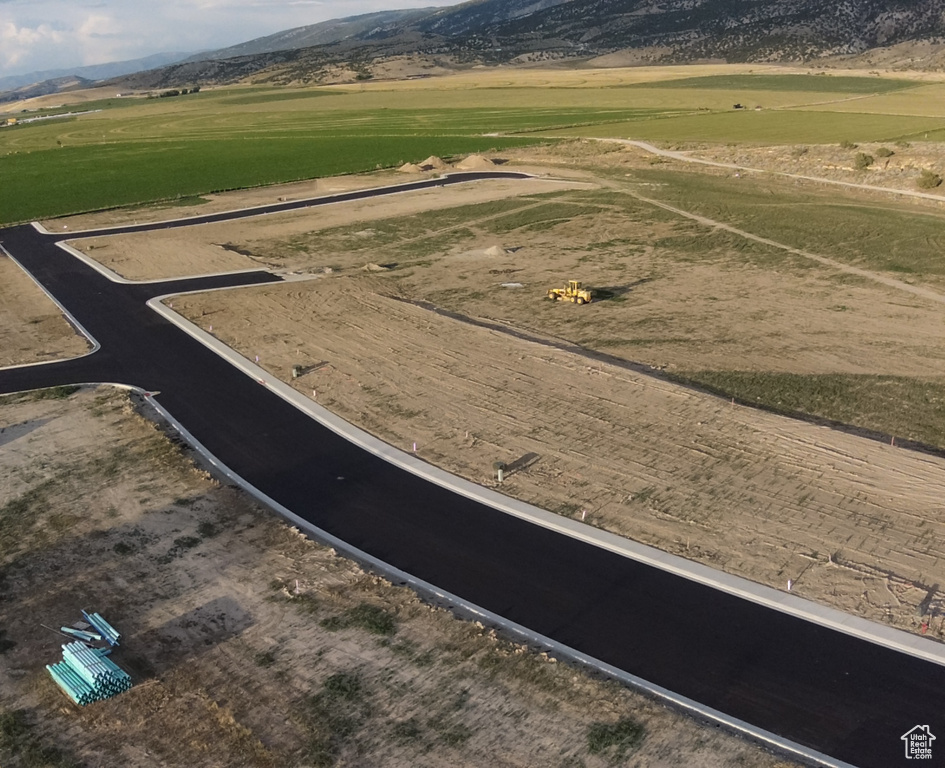 Aerial view featuring a rural view