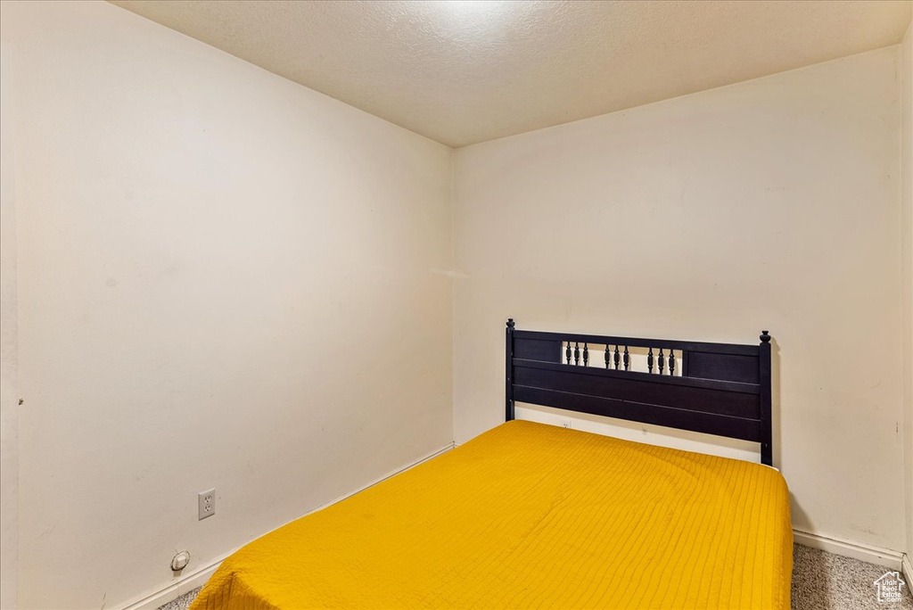 Unfurnished bedroom with carpet flooring