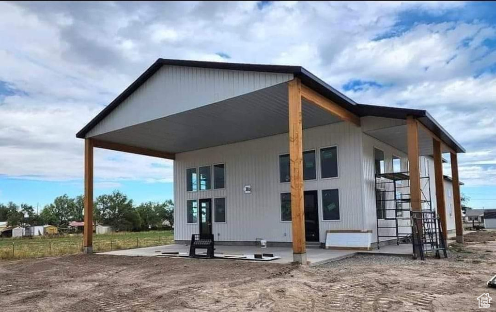 View of rear view of property