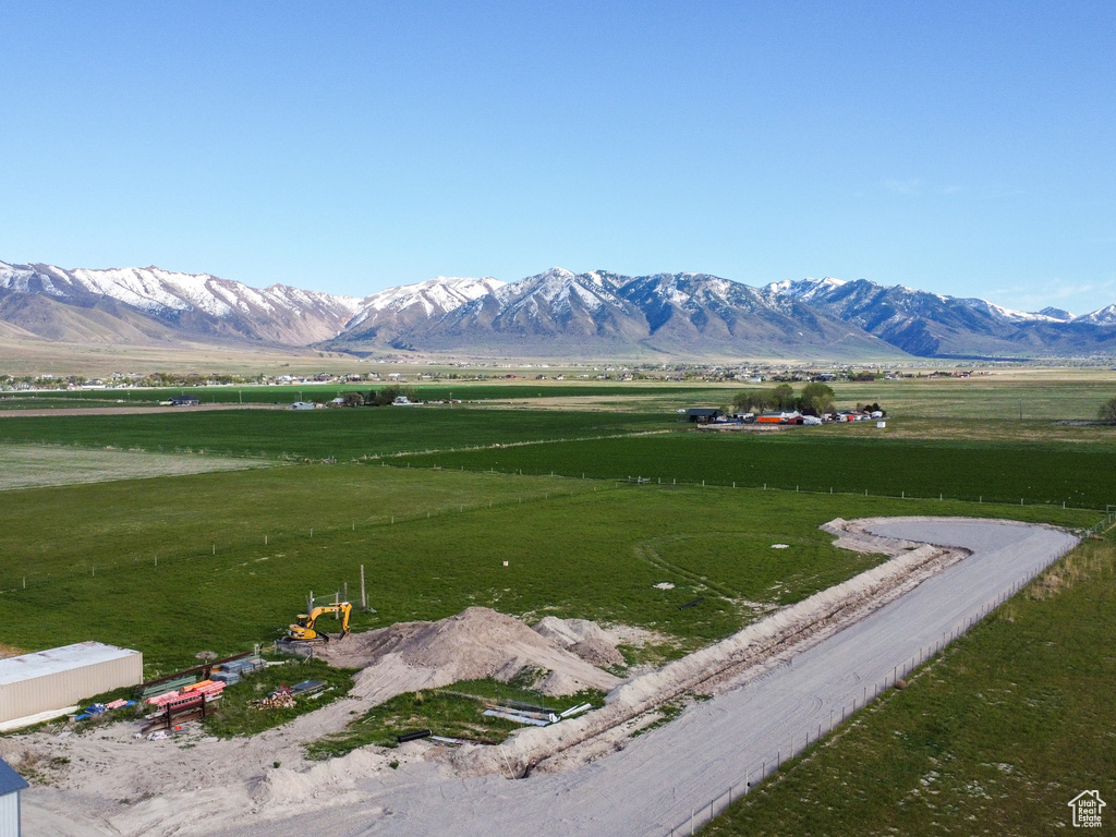 View of mountain feature featuring a rural view