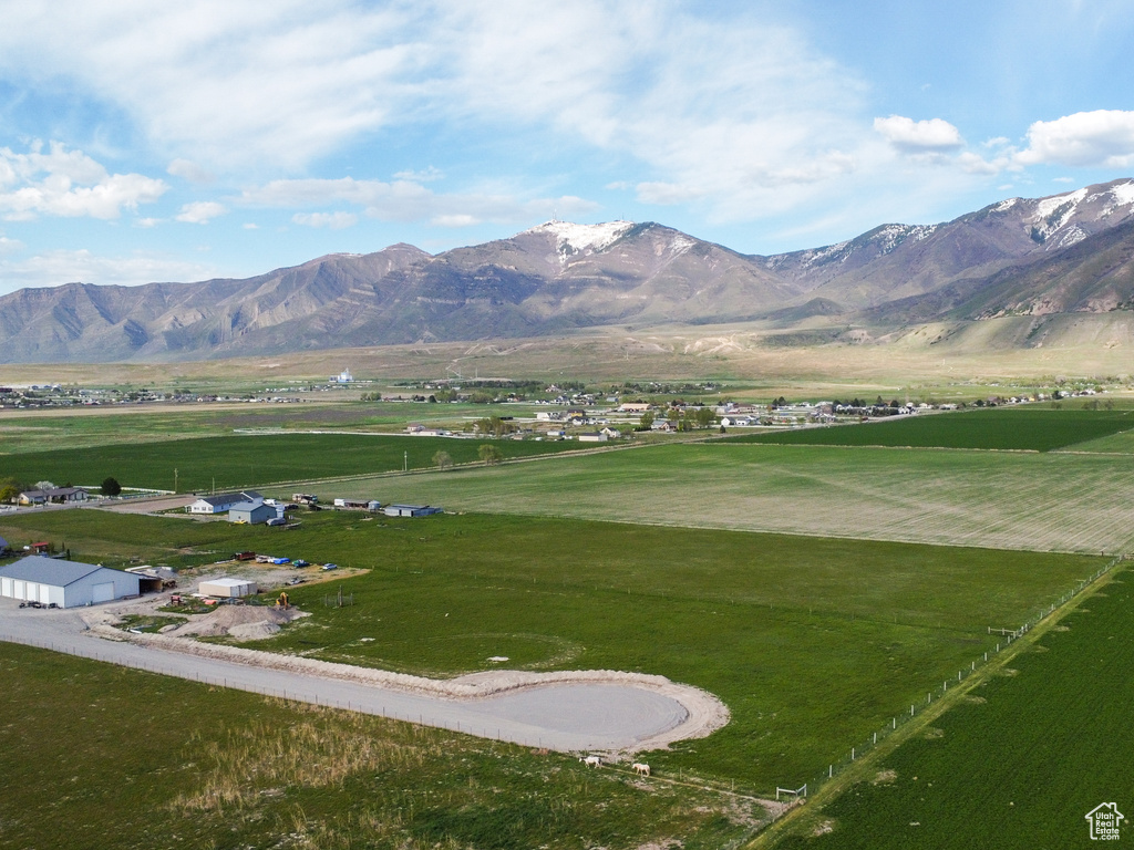 Mountain view with a rural view