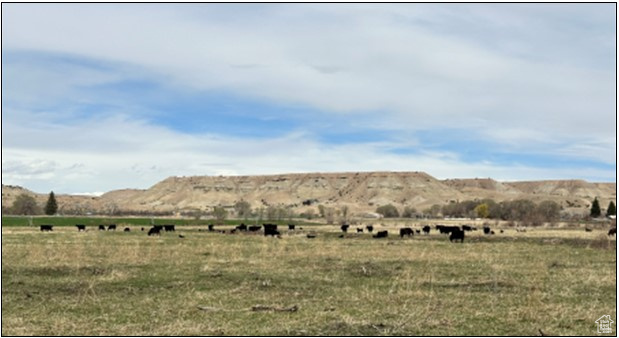 View of mountain feature featuring a rural view