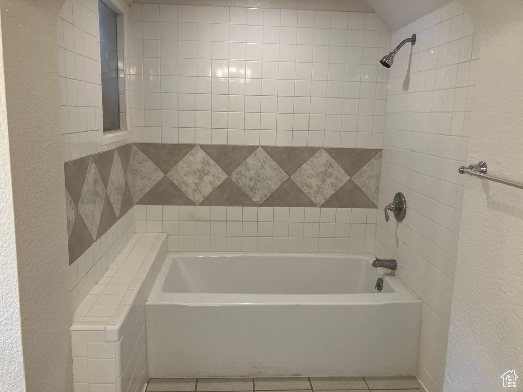 Bathroom with tile floors