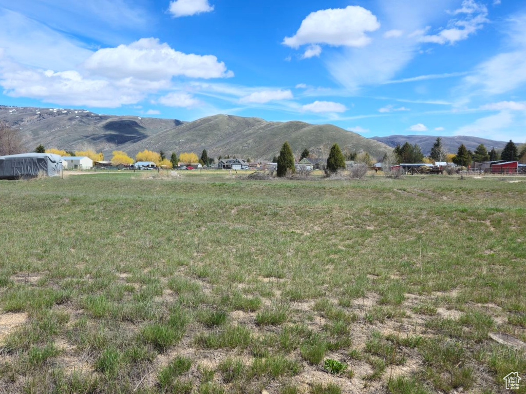 View of mountain feature featuring a rural view