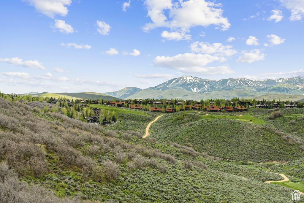 View of mountain background