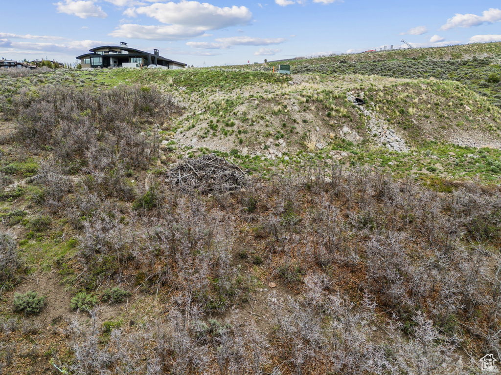 View from above of property
