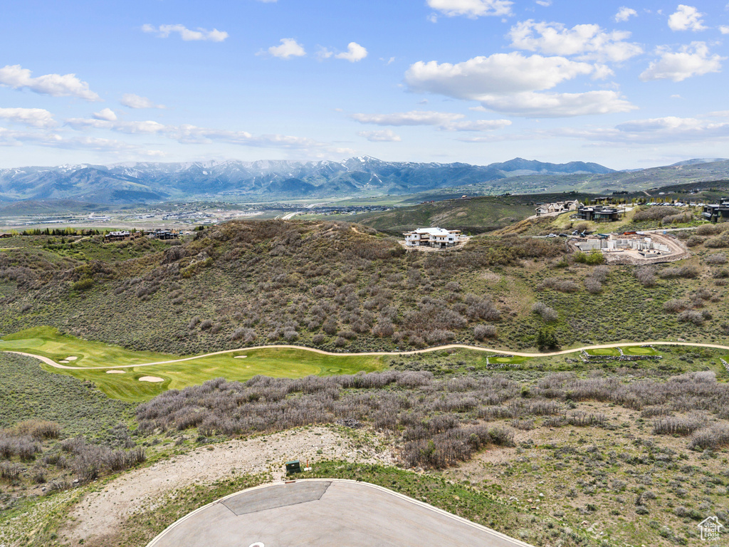 View of mountain background