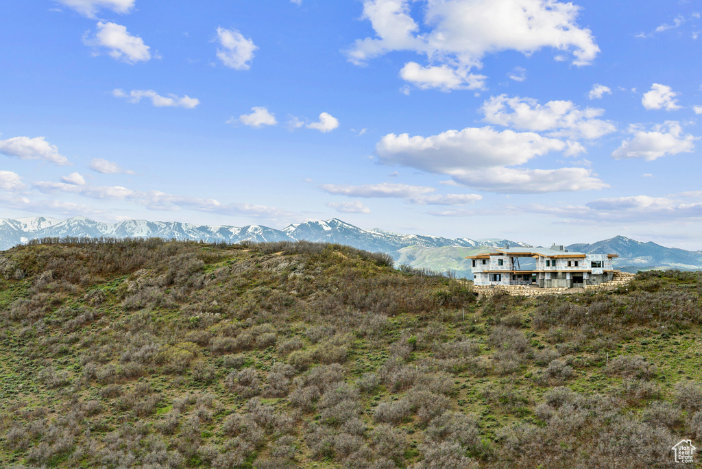 View of mountain backdrop