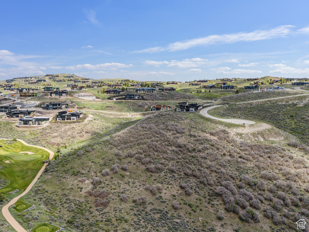 Drone / aerial view of a golf course
