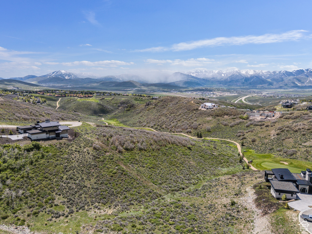 View of mountain background