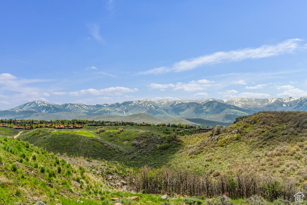View of mountain backdrop