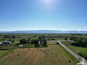 Aerial view featuring a rural view