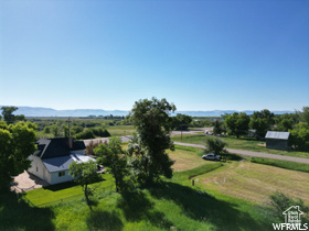 Bird's eye view with a rural view