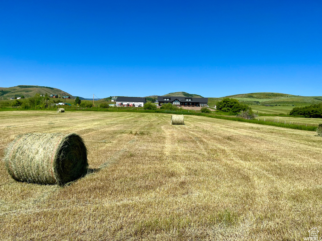 Property view of mountains featuring a rural view