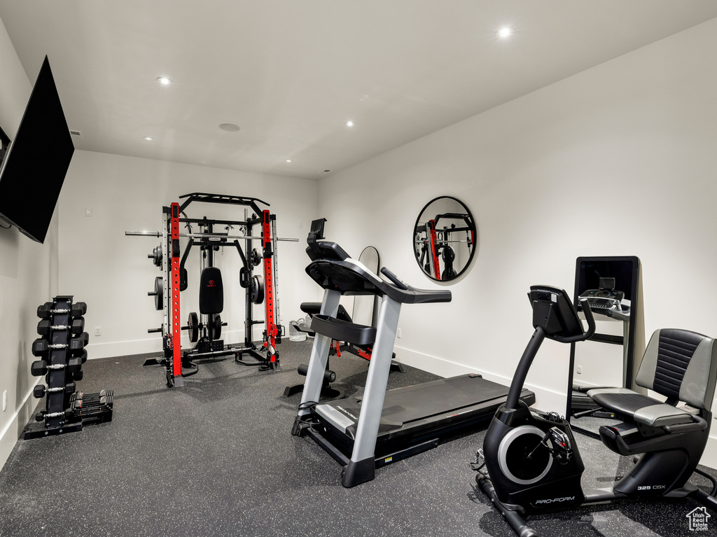 View of exercise room