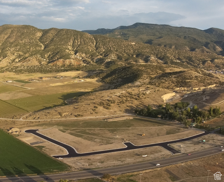 Mountain view with a rural view