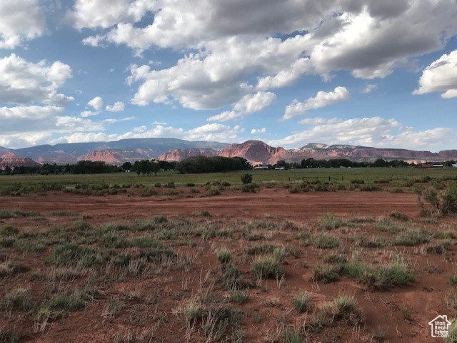 View of mountain feature featuring a rural view