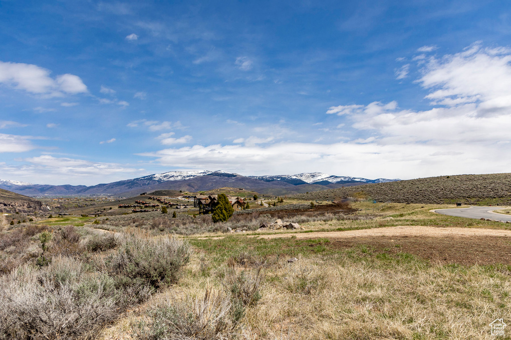 View of property view of mountains