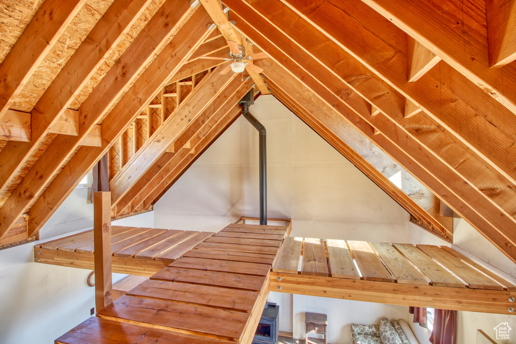 View of attic