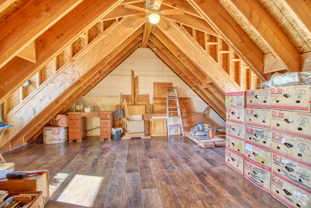 View of attic