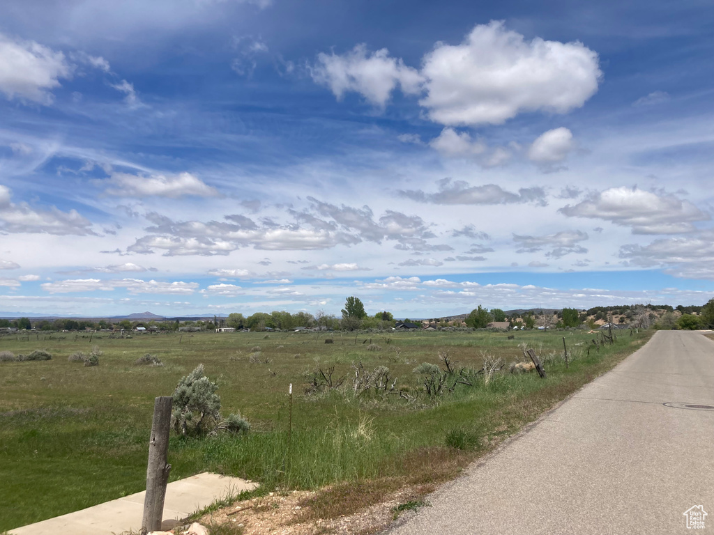 View of street with a rural view