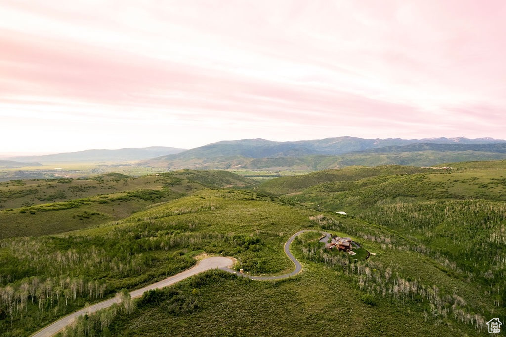 Property view of mountains featuring a rural view