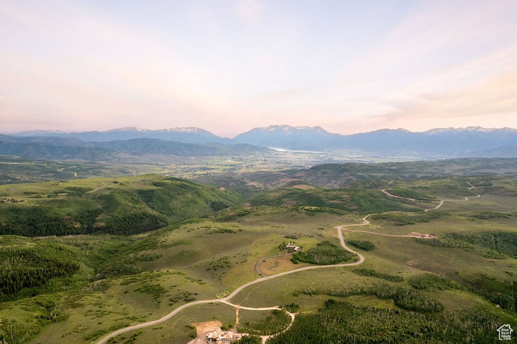 Exterior space with a rural view and a mountain view