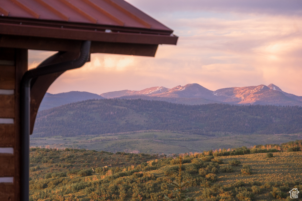 View of mountain backdrop