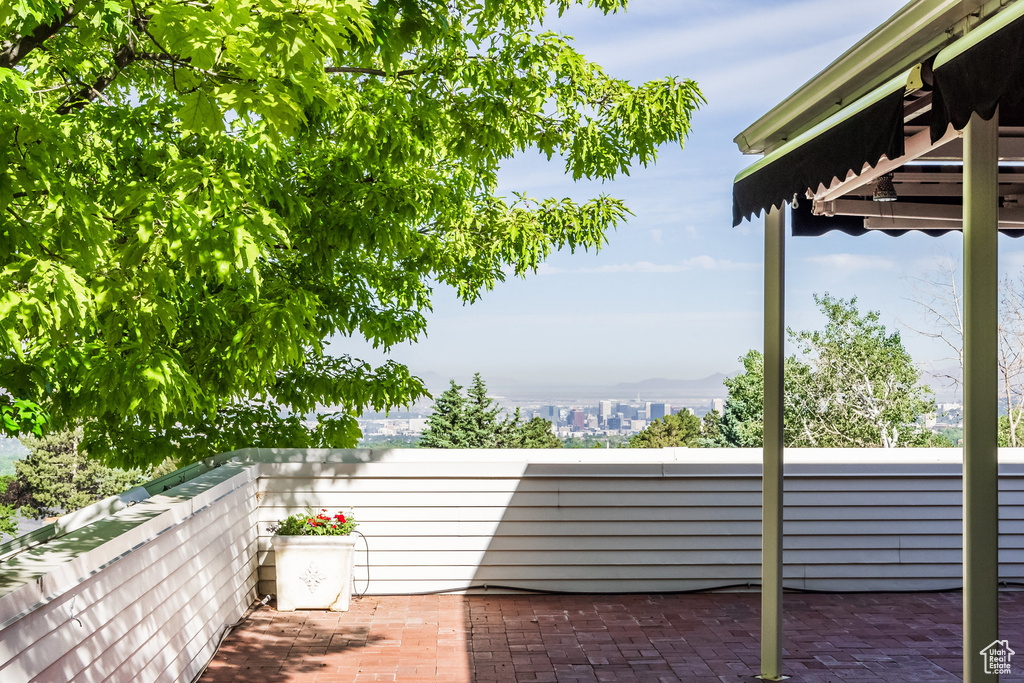 View of patio