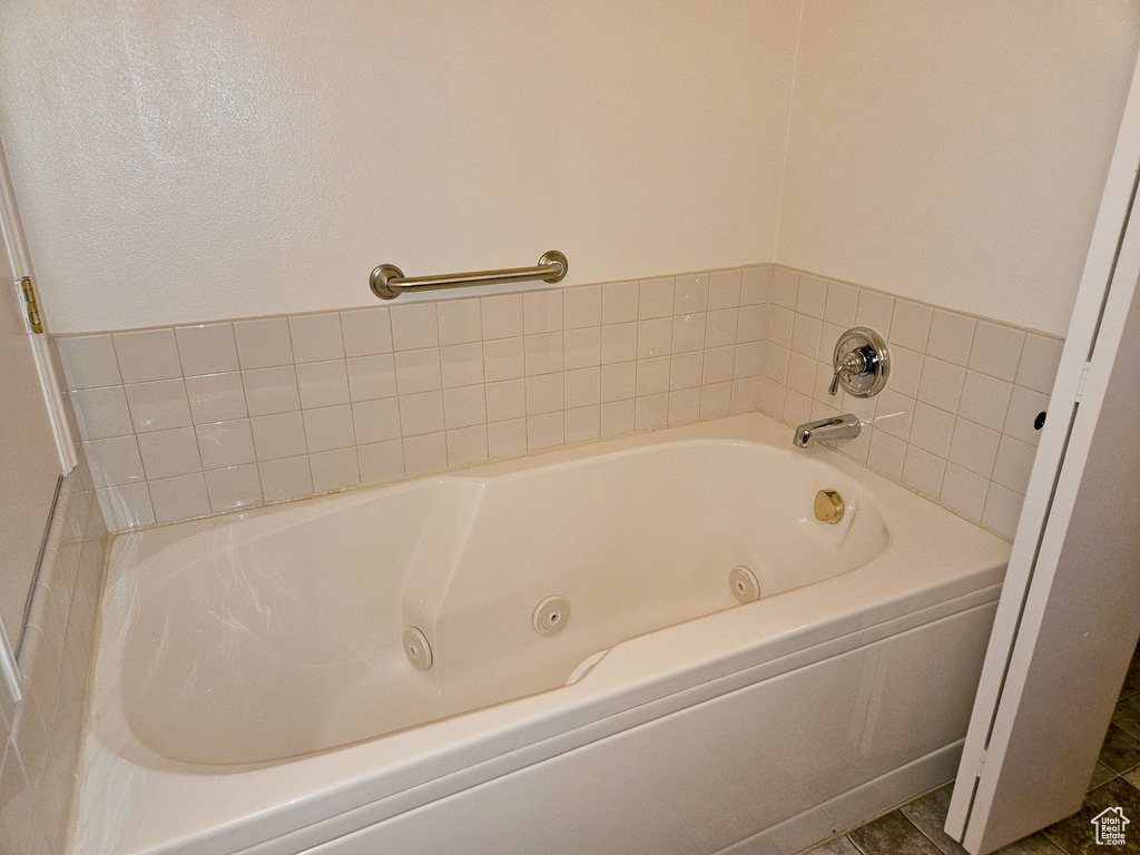 Bathroom with tile floors