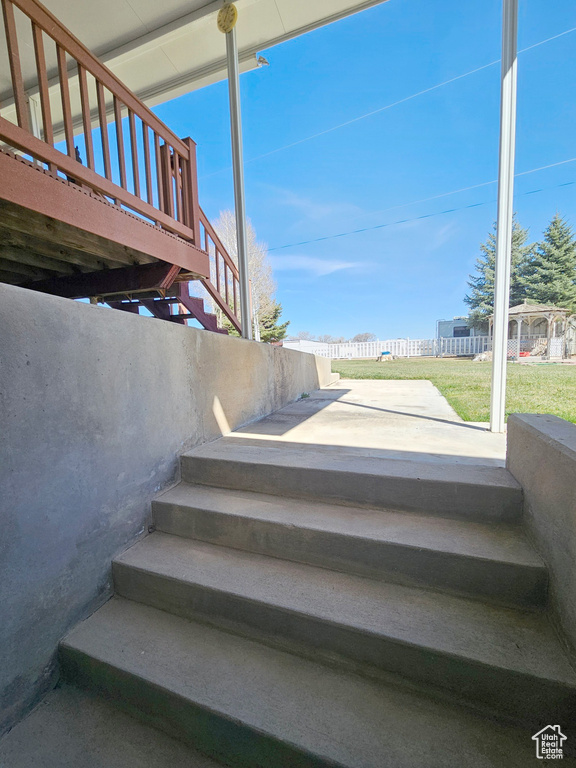 View of staircase