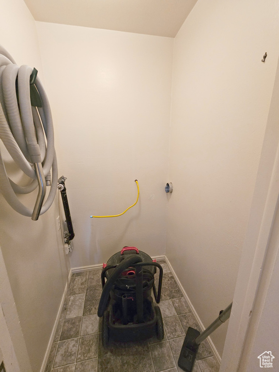 Bathroom featuring tile floors