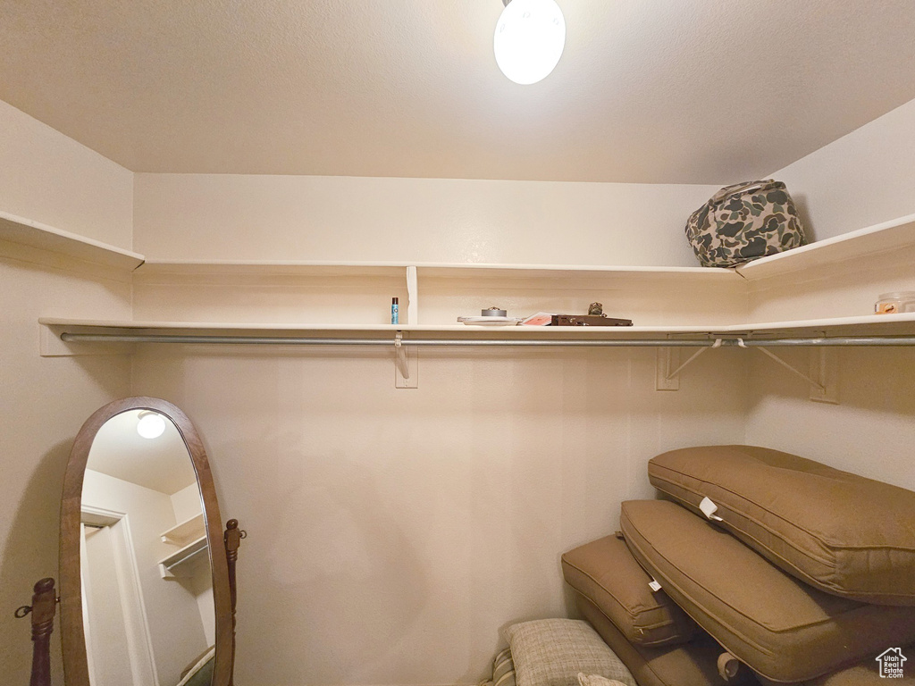 View of spacious closet