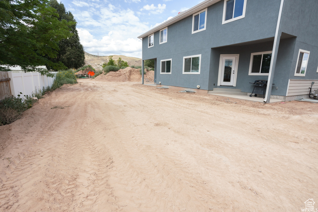 View of yard featuring a patio area